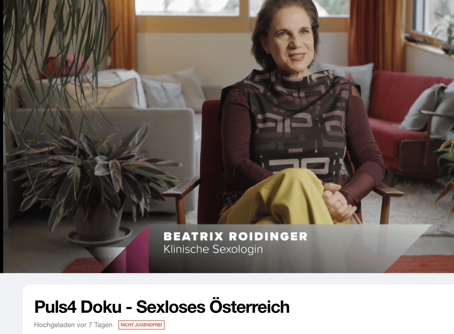 Doku "Sexloses Österreich" Puls 4