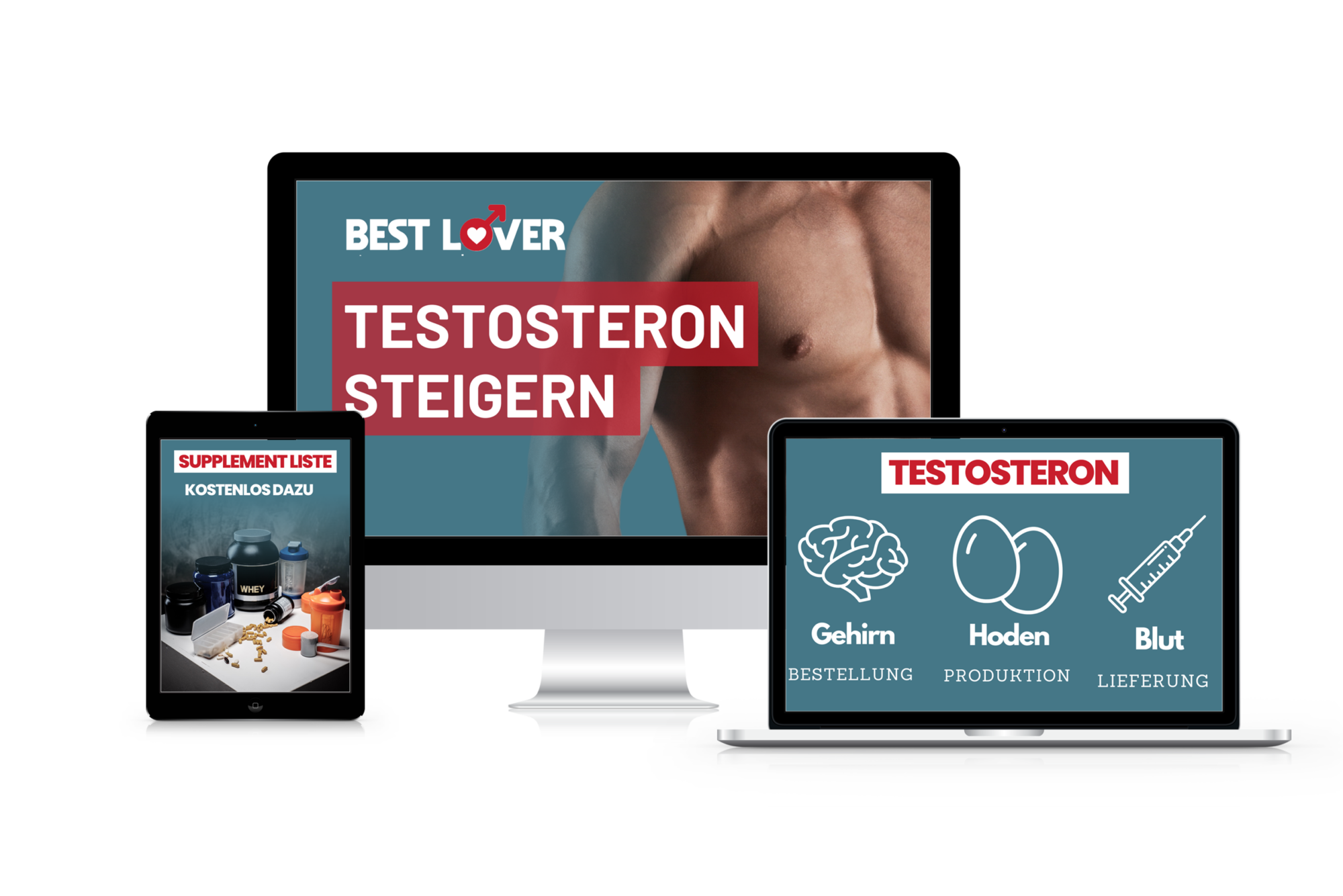 Mockup Testosteron steigern Kurs